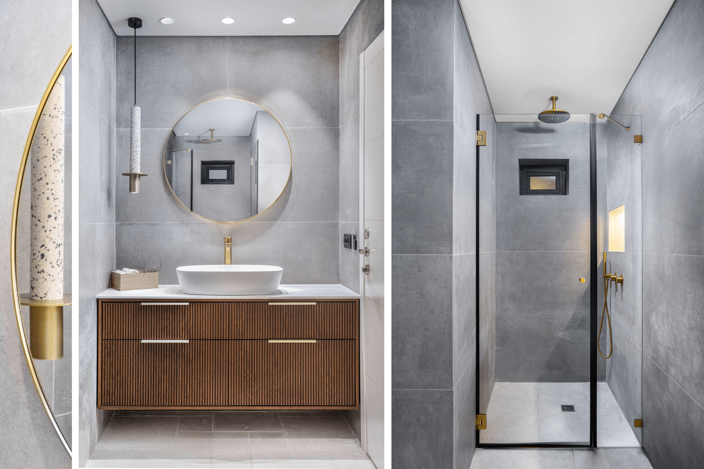 יעל גבריאל עיצוב פנים חדר רחצה בדירה בר"ג