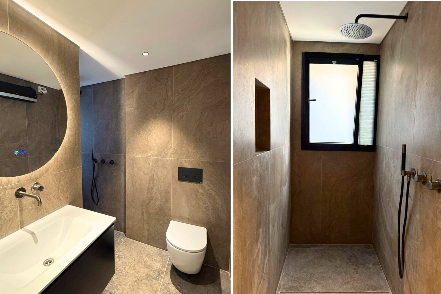 יעל גבריאל עיצוב פנים חדר רחצה ביחידת דיור, מזכרת בתיה